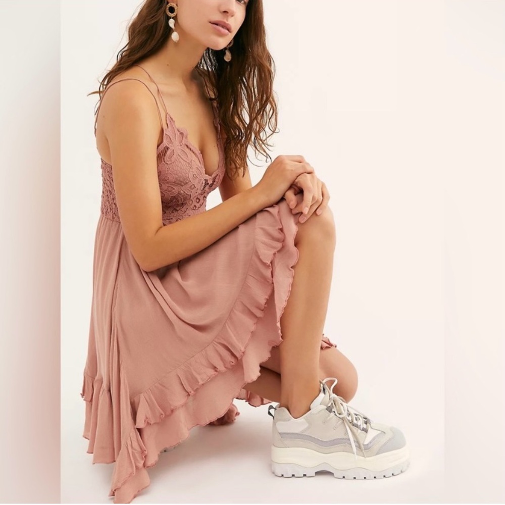 Free People Adella Slip Dress